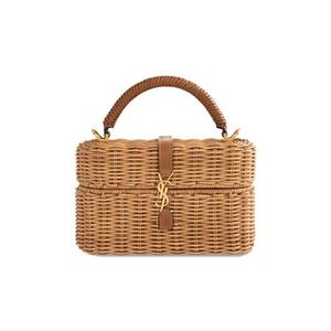 Верхние ручки Saint Laurent Gaby Vanity 'Натуральный/Кирпичный'