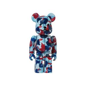 Фигурки BE@RBRICK x BAPE 28th Anniversary Camo #1 100% «Blue/Red»