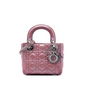 Сумка-сэтчел Mini Iridescent Lambskin Cannage Lady Dior (2015 год)