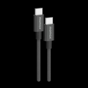 Momax Elite 1.5M USB-C to USB-C PD 60W кабель - Black