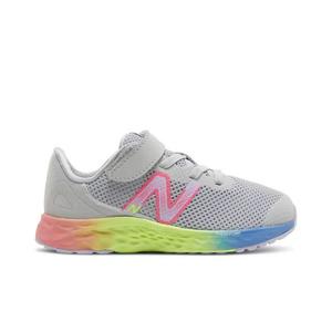 Кроссовки New Balance Fresh Foam Arishi v4 Bungee Lace Toddler Wide 'Light Aluminum Rainbow'