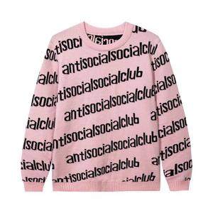 Свитера Anti Social Social Club In The Loop Knit Crewneck 'Розовый'