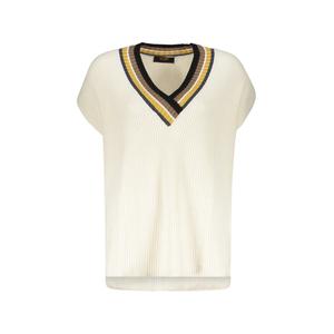 Топ в рубчик с V-образным вырезом