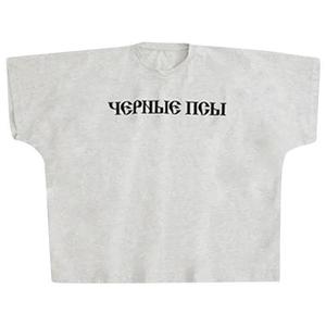 Футболки с коротким рукавом YZY Gosha Black Dogs T-Shirt 'Heather Grey'