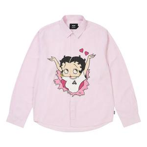 Рубашки на пуговицах Palace Betty Boop Shirt 'Chill Pink'