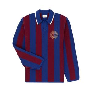 Джерси Aimé Leon Dore Long-Sleeve Knit Soccer Jersey 'Merlot/Royal'