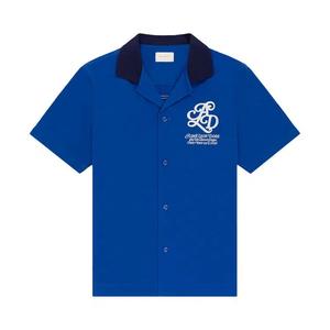 Рубашки на пуговицах Aimé Leon Dore Monogram Bowling Shirt 'Классический синий'