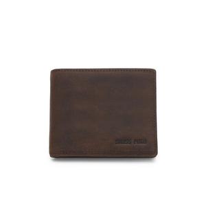 Короткий кошелек из натуральной кожи с RFID - Коричневый