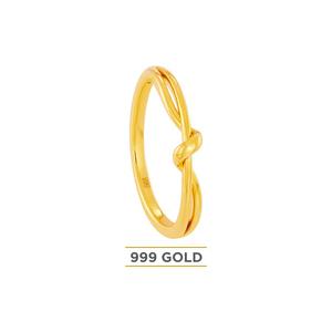 HABIB 999/24K Желтое золотое кольцо 9GR01070625