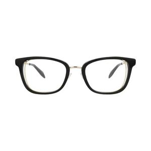 Очки Alexander McQueen Square-Frame Acetate Optical Frames 'Черный золотой прозрачный'