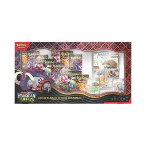 Коллекционные карточки Pokémon Scarlet & Violet Paldean Fates Great Tusk ex & Iron Threads ex Premium Collection
