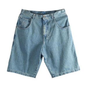 Vetements Biker Cross Hip-Hop Denim Shorts 'Винтажный средне-синий'