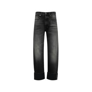 Джинсы Selvedge с манжетами