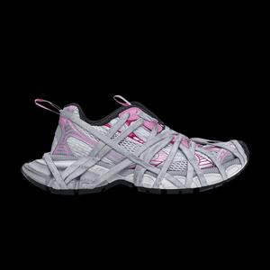 Кроссовки Balenciaga Wmns 3XL Extreme Lace Sneaker 'Изношенный - Белый Серый Розовый'