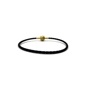 LITZ Кожаный браслет (2,5 мм) BR03black