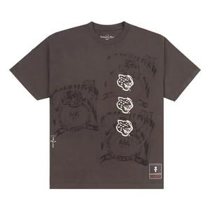 Футболки с коротким рукавом Cactus Jack by Travis Scott x Mitchell & Ness Southern University Seal Tee 'Brown'
