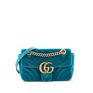 Стеганая сумка на плечо GG Marmont Flap