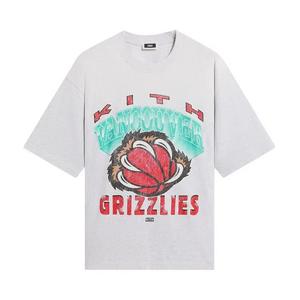 Футболки Kith For The Vancouver Grizzlies Vintage Jones Ii Tee 'Светлый хизер серый'