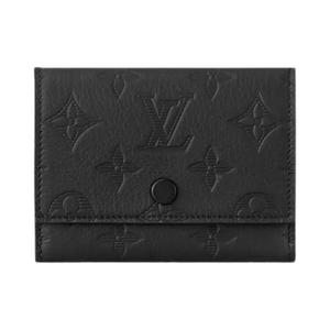 Кошельки Louis Vuitton Victor Wallet 'Black Monogram Shadow Embossed Cowhide Leather'