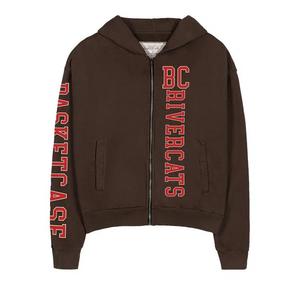 Топы Basketcase Gallery Rivercats Zip Up «Коричневый»
