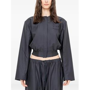 Укороченная куртка Vittoria в тонкую полоску