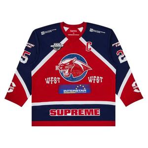 Джерси Supreme Rhinestone Hockey Jersey 'Красный'