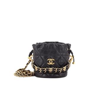 Сумка-ведро Coco First Clutch With Chain Quilted Caviar Mini