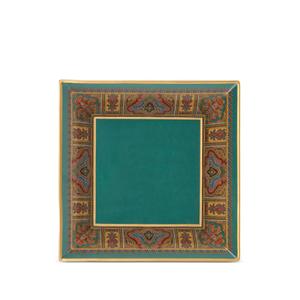 Фарфоровый поднос с узором пейсли (24 x 24 см)