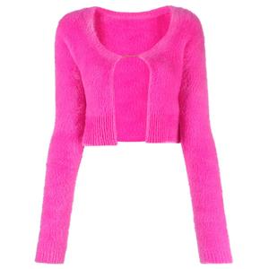 Укороченный кардиган La Maille с логотипом