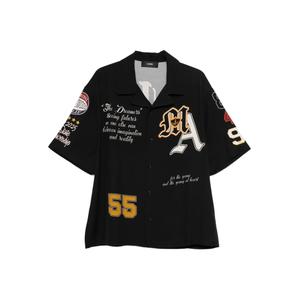 Рубашка оверсайз с нашивкой Varsity