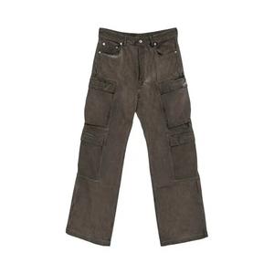 Rick Owens DRKSHDW Двойные карго джинсы из денима 'Dust'