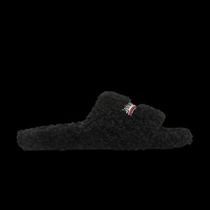 Обувь Balenciaga Furry Slide 'Black'