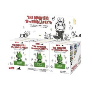 Фигурки Pop Mart THE MONSTERS 10th Anniversary Series-Магнит на холодильник Запечатанный кейс (9 слепых коробок)