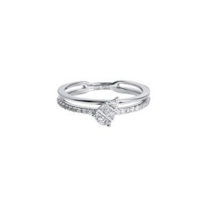 TOMEI кольцо с бриллиантом из коллекции Opulent Ovals, белое золото 585/14K