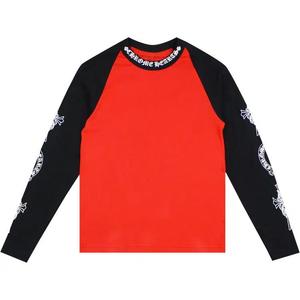 Рубашки на пуговицах Chrome Hearts Neck Logo Baseball Shirt 'Красный/Черный'