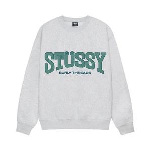 Топы Stussy Burly Threads Crew 'Серый'