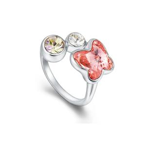 Кольцо Spring Butterfly с кристаллами SWAROVSKI®