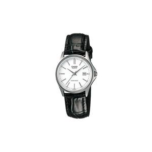 Мужские аналоговые часы LTP-1183E-7A Black Leather Strap