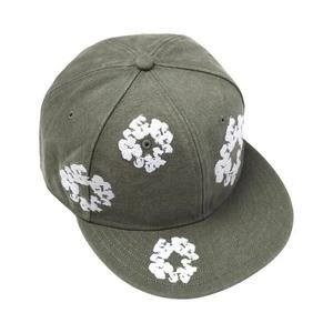 Кепки Denim Tears Cotton Wreath New Era 59FIFTY Canvas Fitted Cap «Olive»