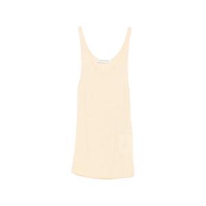 Топ тонкой вязки с U-образным вырезом