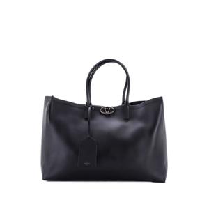 VLogo Locker Leather Large tote bag