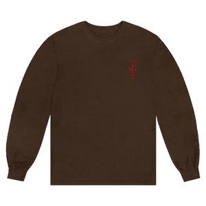 Футболки Cactus Jack by Travis Scott M Jumbo Long-Sleeve T-Shirt 'Brown'