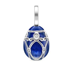 Подвеска Heritage Palais Egg из белого золота с бриллиантами