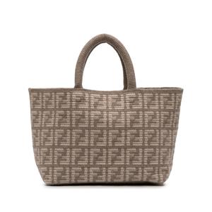 Большая сумка-тоут Shopper из кашемира с узором Zucca (2010-2026 годы)