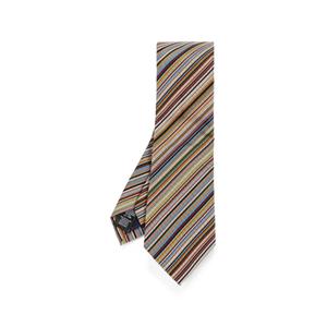 Шелковый галстук в полоску Signature Stripe