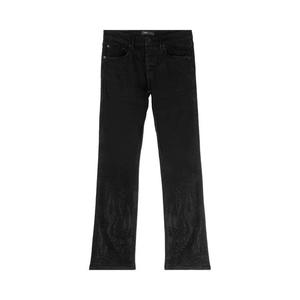 PURPLE BRAND Flamed Flare Jeans 'Черный'