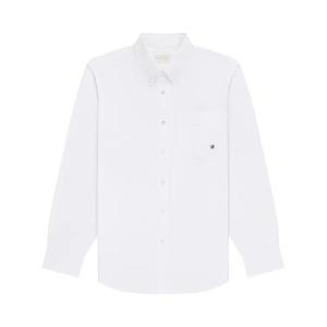 Рубашка Aimé Leon Dore Crest Oxford 'Ярко-белый'