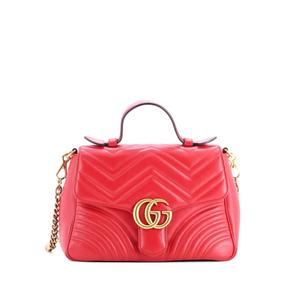 Маленькая стеганая сумка-сэтчел GG Marmont Top Handle Flap Bag