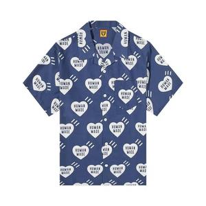 Рубашки на пуговицах Human Made Heart Aloha Shirt 'Темно-синий'