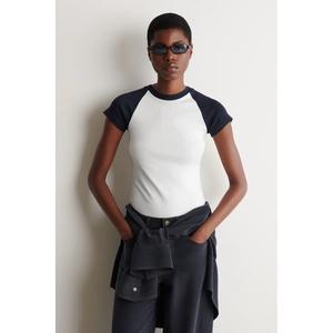ХЛОПКОВАЯ ФУТБОЛКА С РЕГЛАН-РУКАВОМ SLIM COTTON RAGLAN